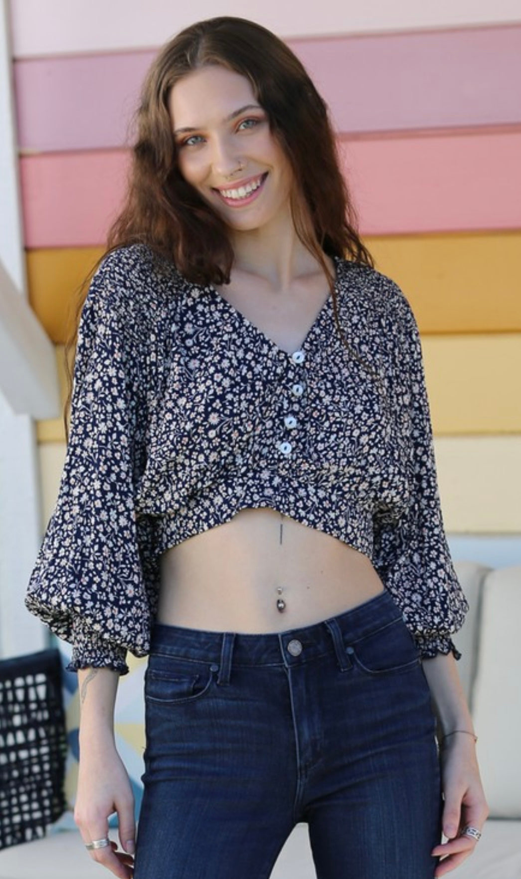 Long Sleeve Crop Top