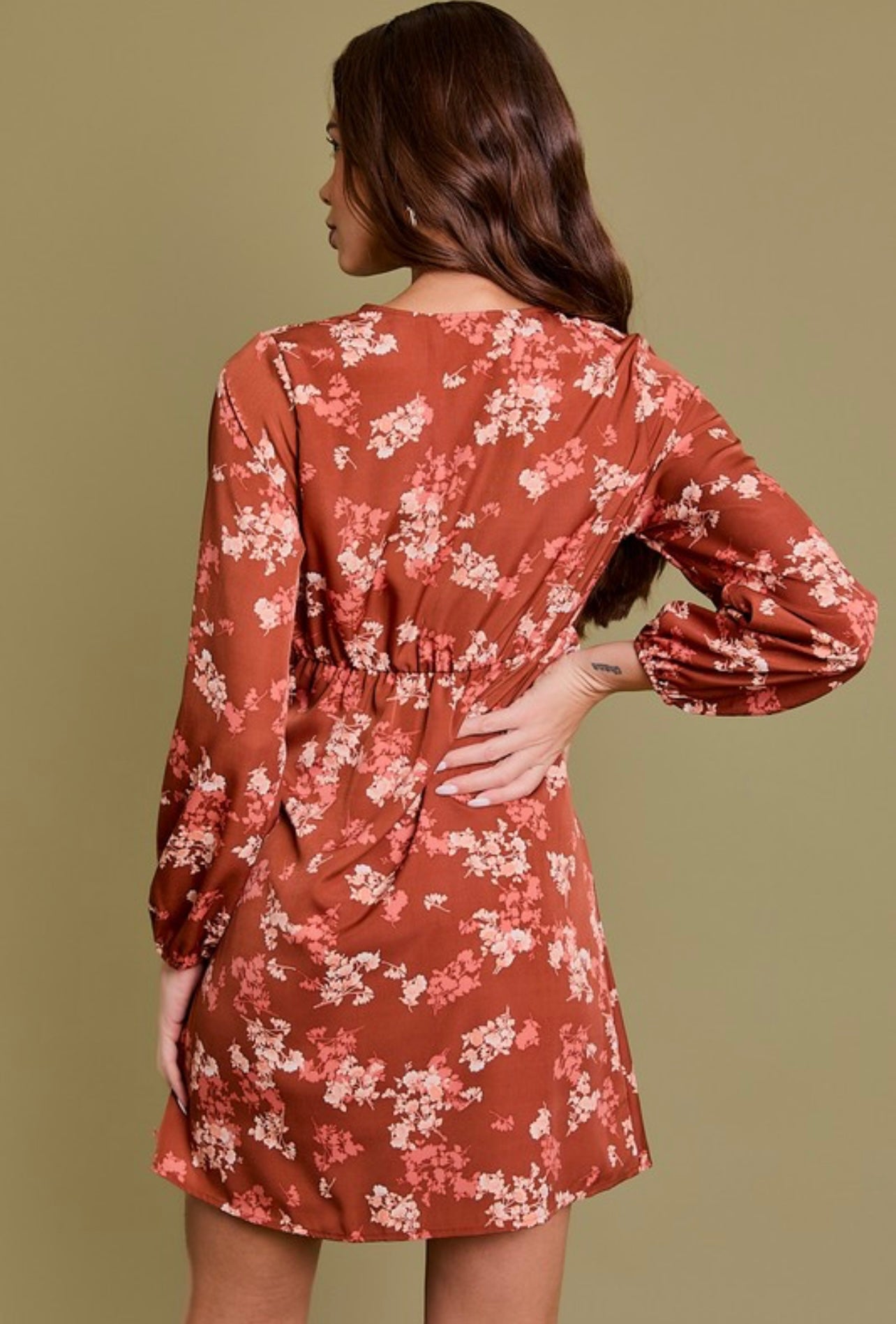 Long Sleeve Floral Dress