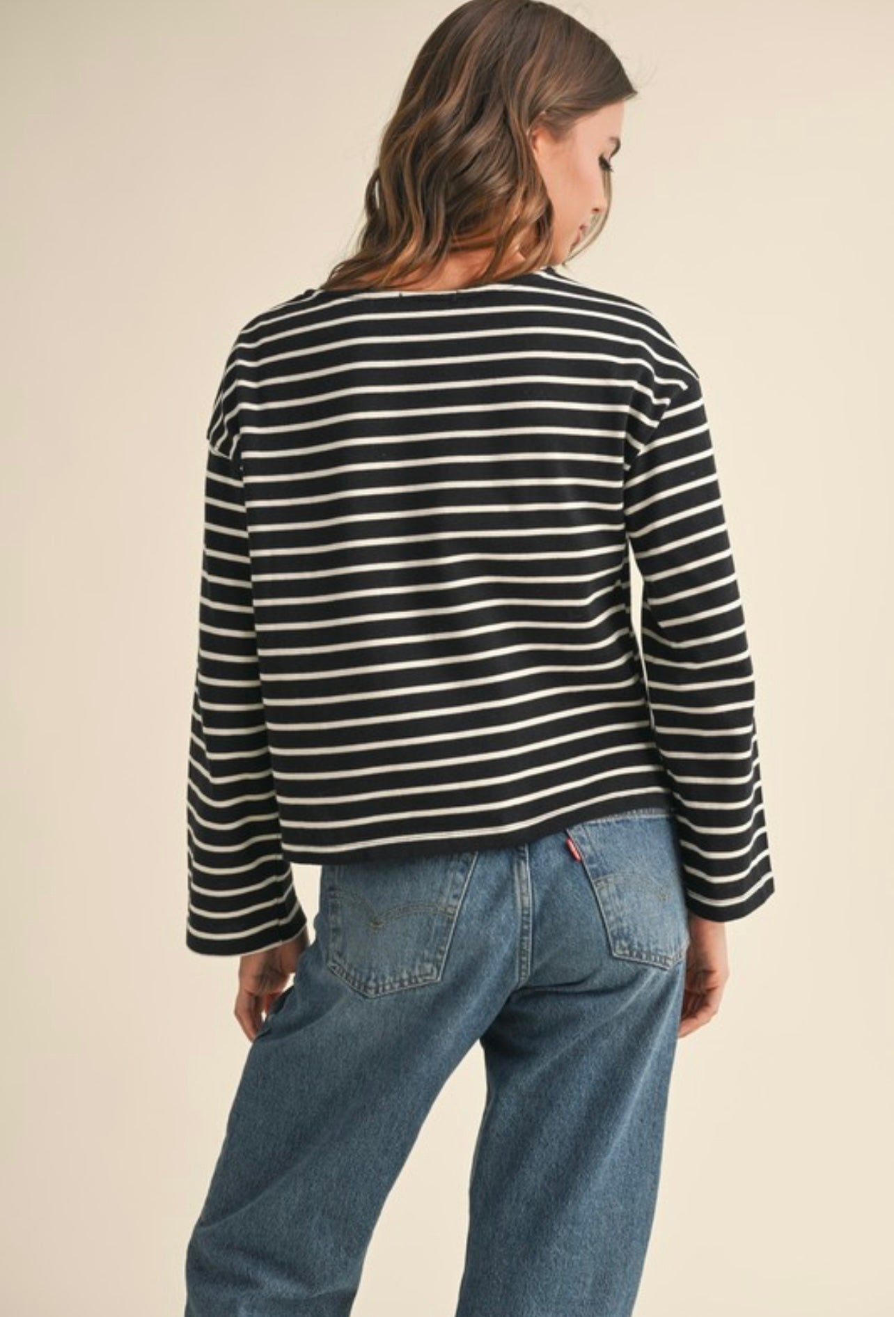 Long Sleeve Striped Shirt