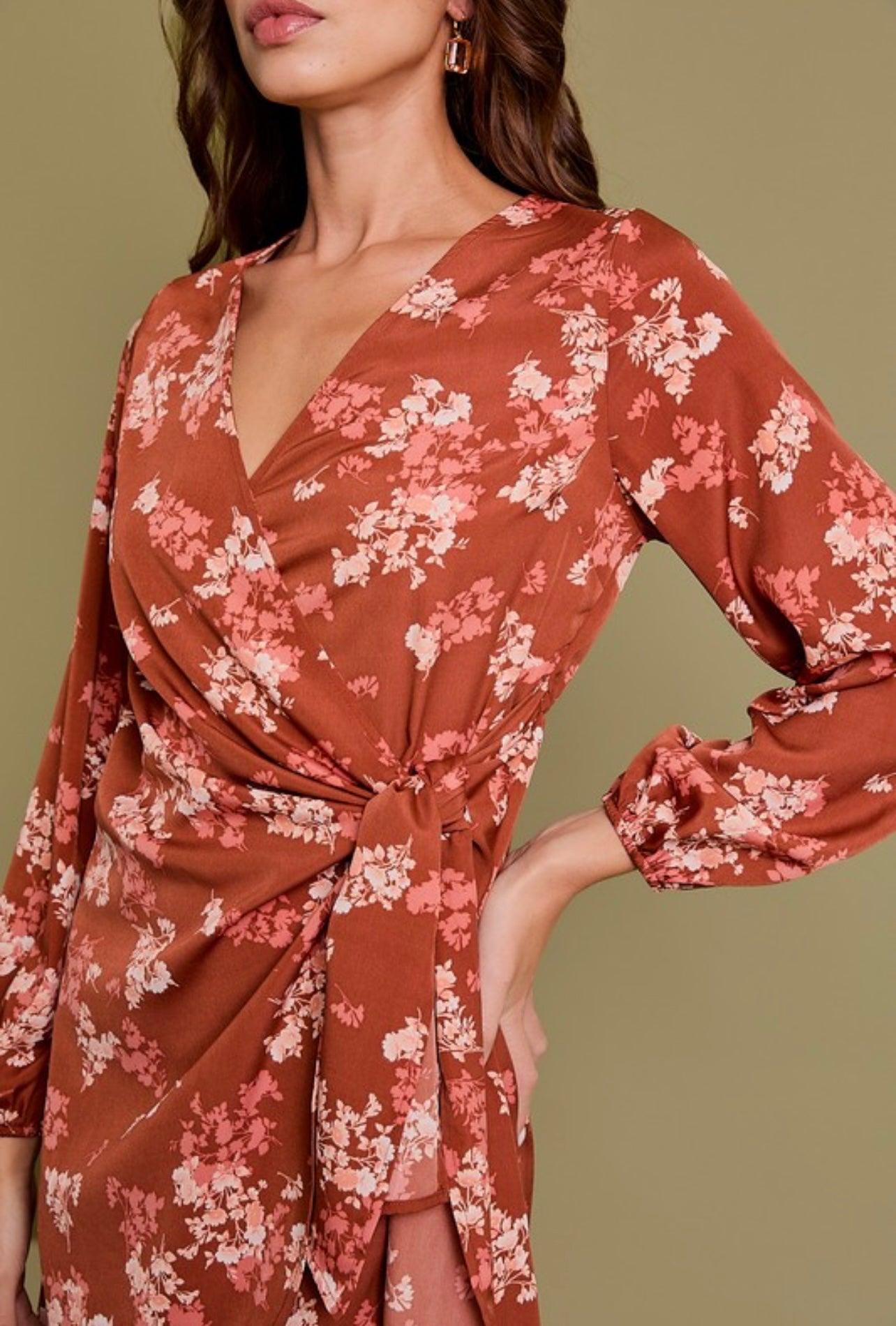 Long Sleeve Floral Dress