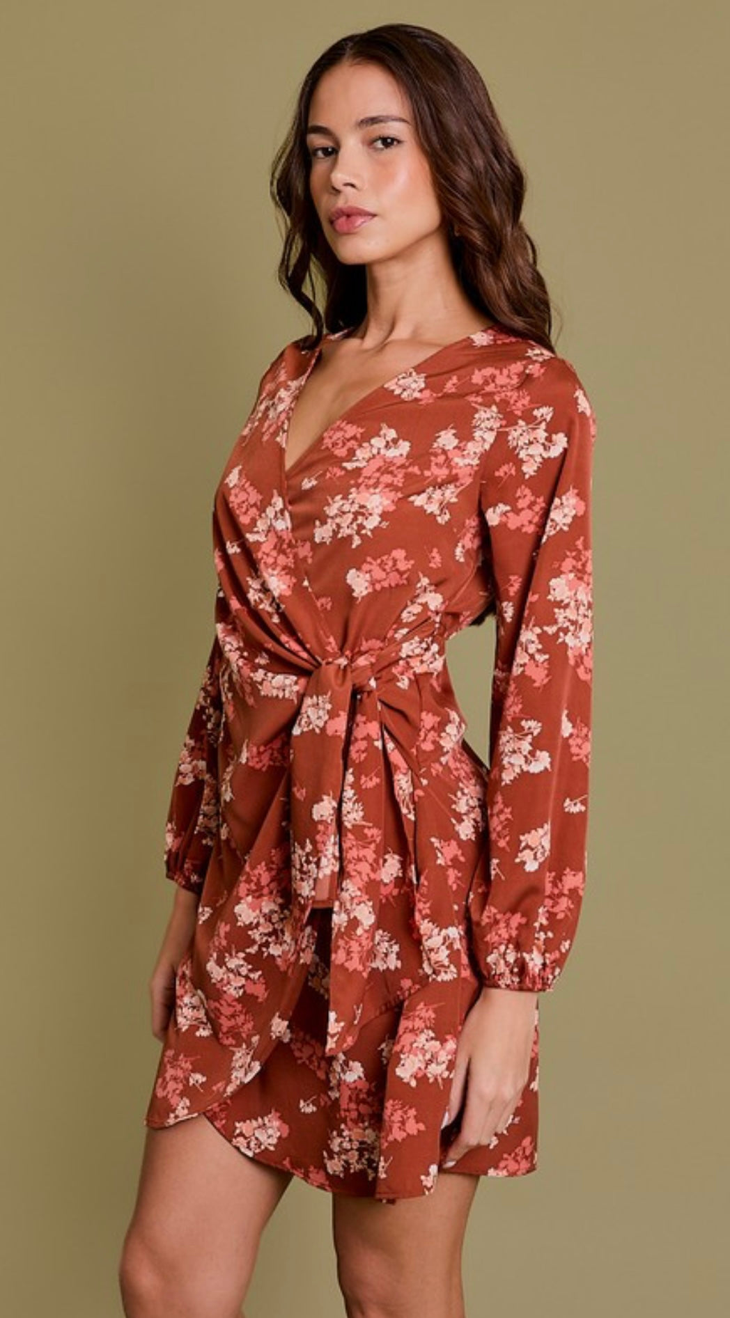 Long Sleeve Floral Dress