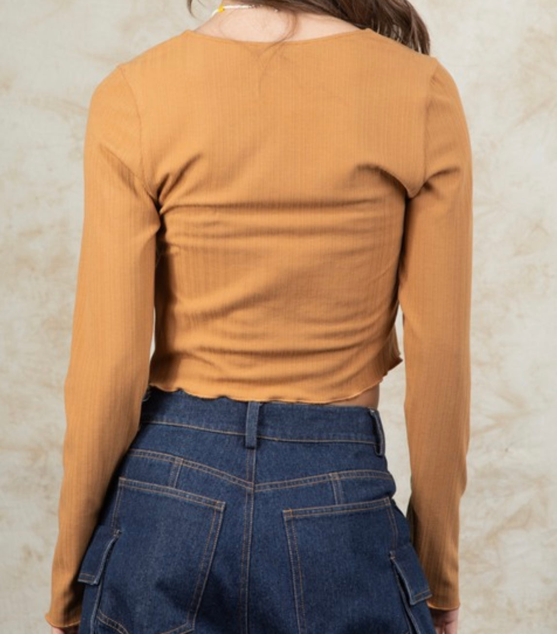 Long Sleeve V Neck