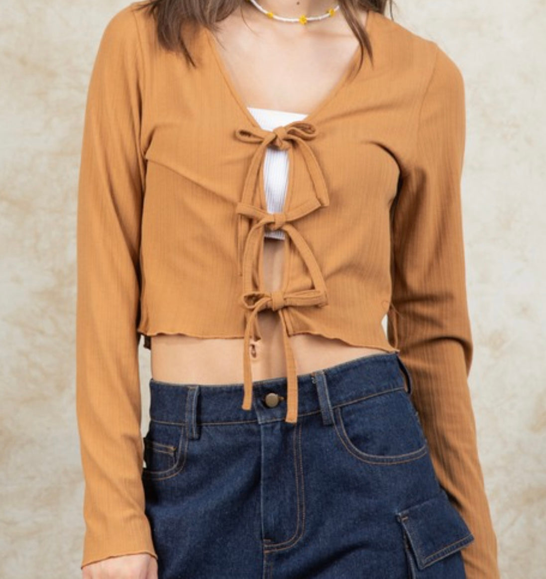 Long Sleeve V Neck