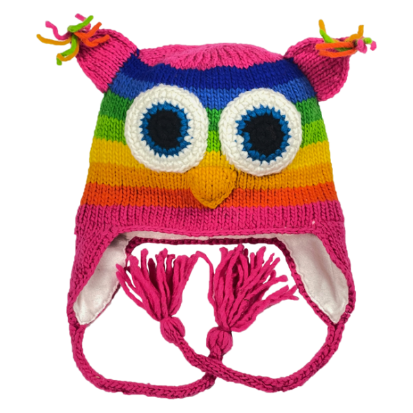 Hand Crafted 100% Wool Animal Hats