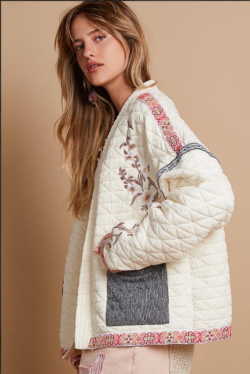 Embroidered Quilt Jacket