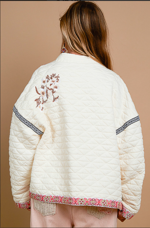 Embroidered Quilt Jacket
