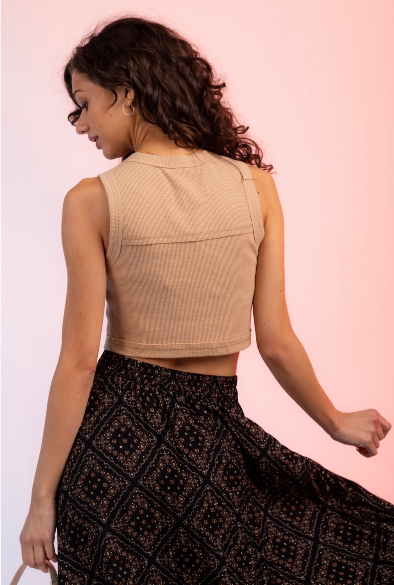 Sleeveless Crop Top