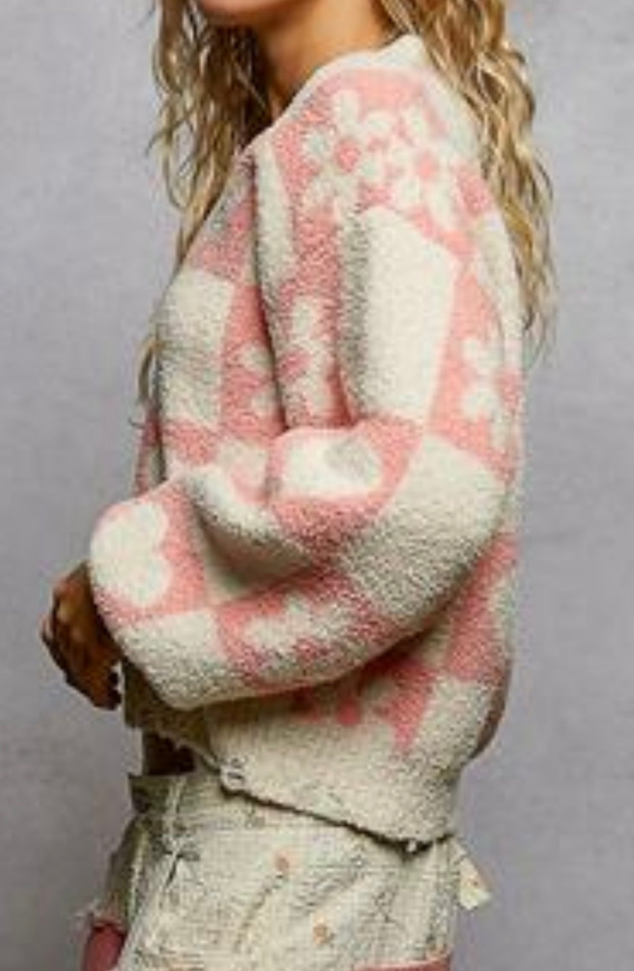 Heart and Flower Sweater