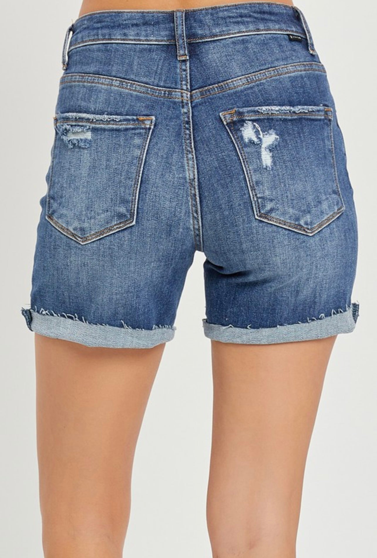 Risen High Rise Cuffed Shorts