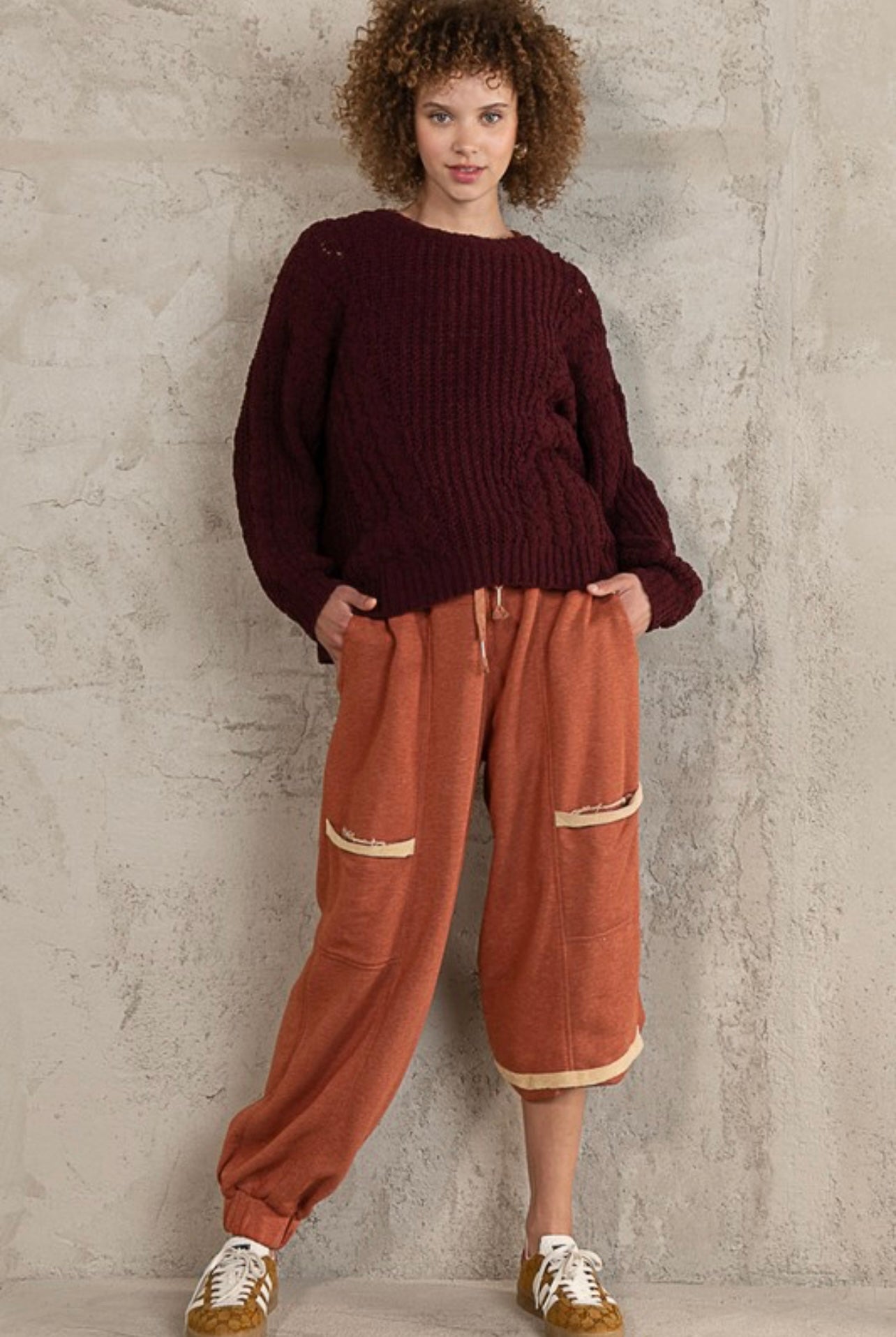 Oversized Cable Knit Pullover