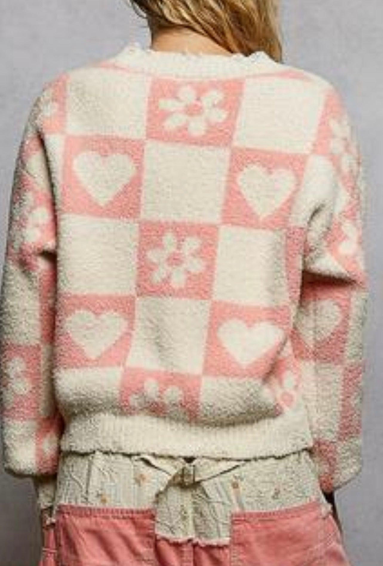 Heart and Flower Sweater