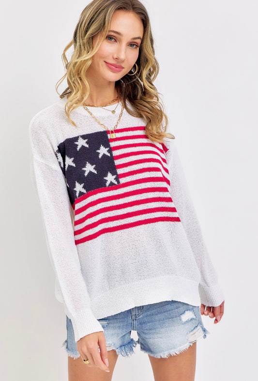 Americana Flag Sweater